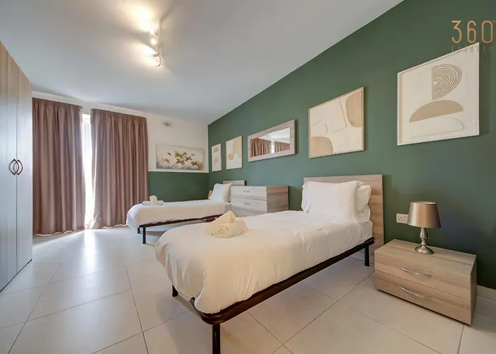 Апартаменты Bright & Airy 2br Close To Valletta & Sliema Gwardamanga