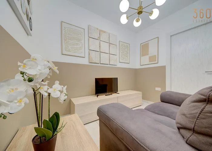 Daire Bright & Airy 2br Close To Valletta & Sliema